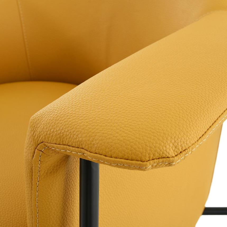 Amaya Yellow Accent Chair  alternate image, 6 of 8 images.