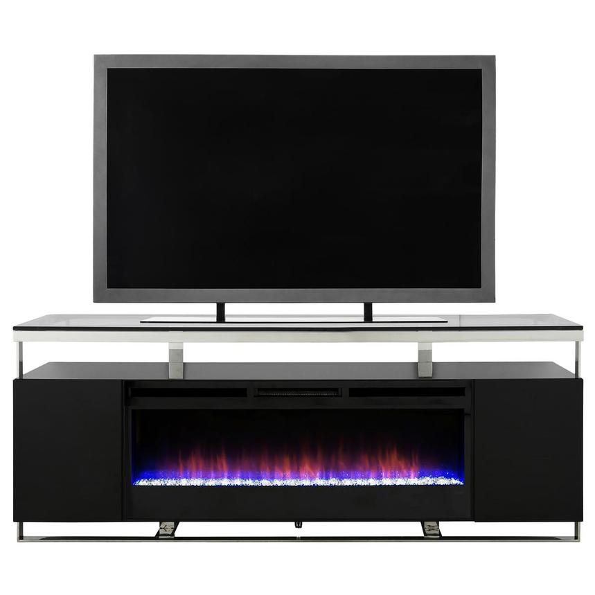 Calypso Black Electric Fireplace  main image, 1 of 10 images.
