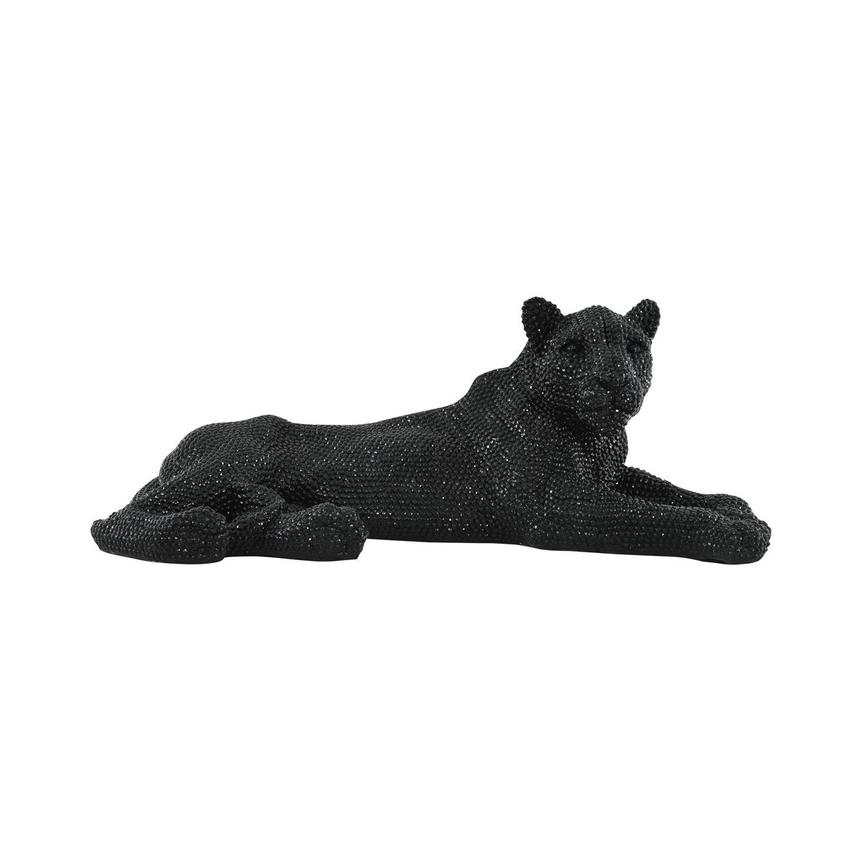 Panther Black Floor Sculpture | El Dorado Furniture