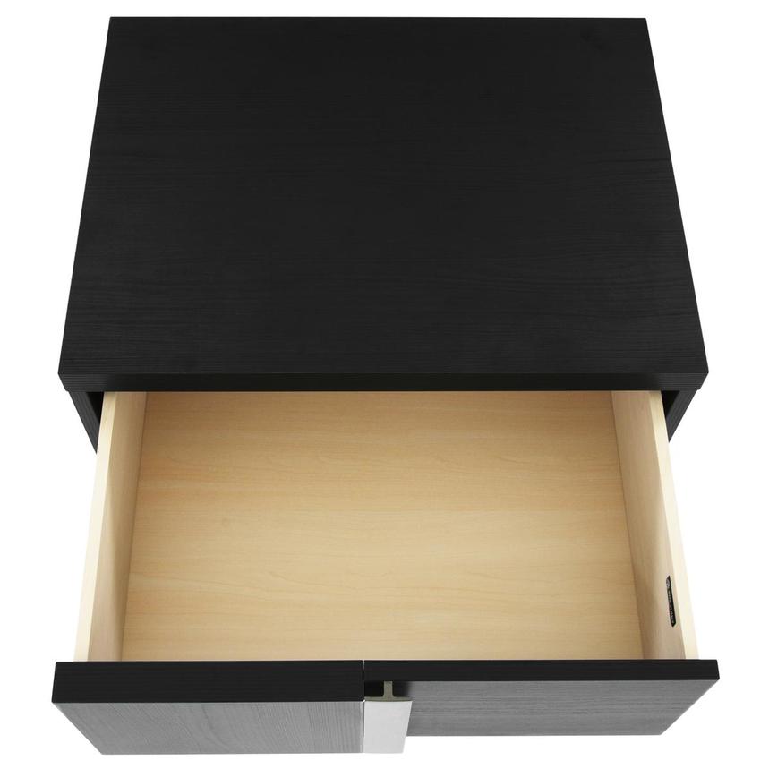 Verona Black Left Nightstand alternate image, 7 of 11 images.