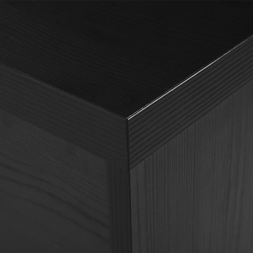 Verona Black Left Nightstand alternate image, 9 of 11 images.
