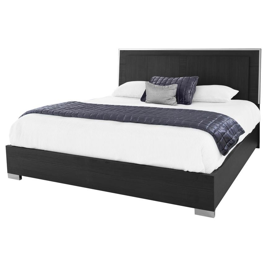 Verona Black 5-Piece Queen Bedroom Set alternate image, 4 of 8 images.