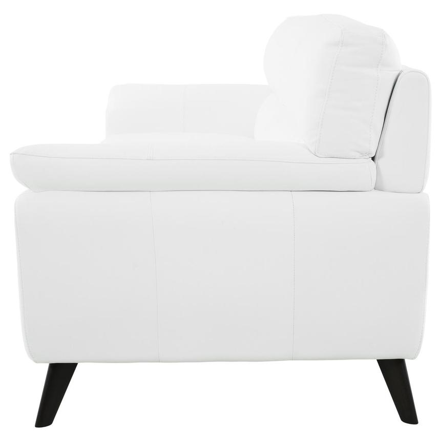 Franco White Leather Sofa El Dorado Furniture