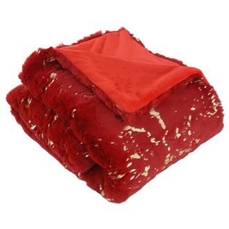 Beau Red Throw Blanket