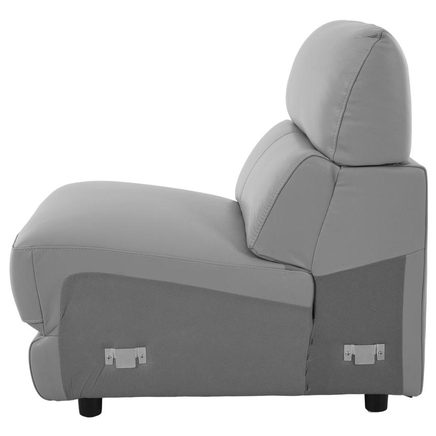 Charlette Silver Armless Chair  alternate image, 3 of 4 images.