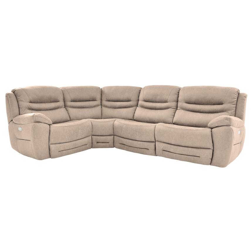 Dan Cream Power Reclining Sectional with 4PCS/2PWR main image, 1 of 5 images.