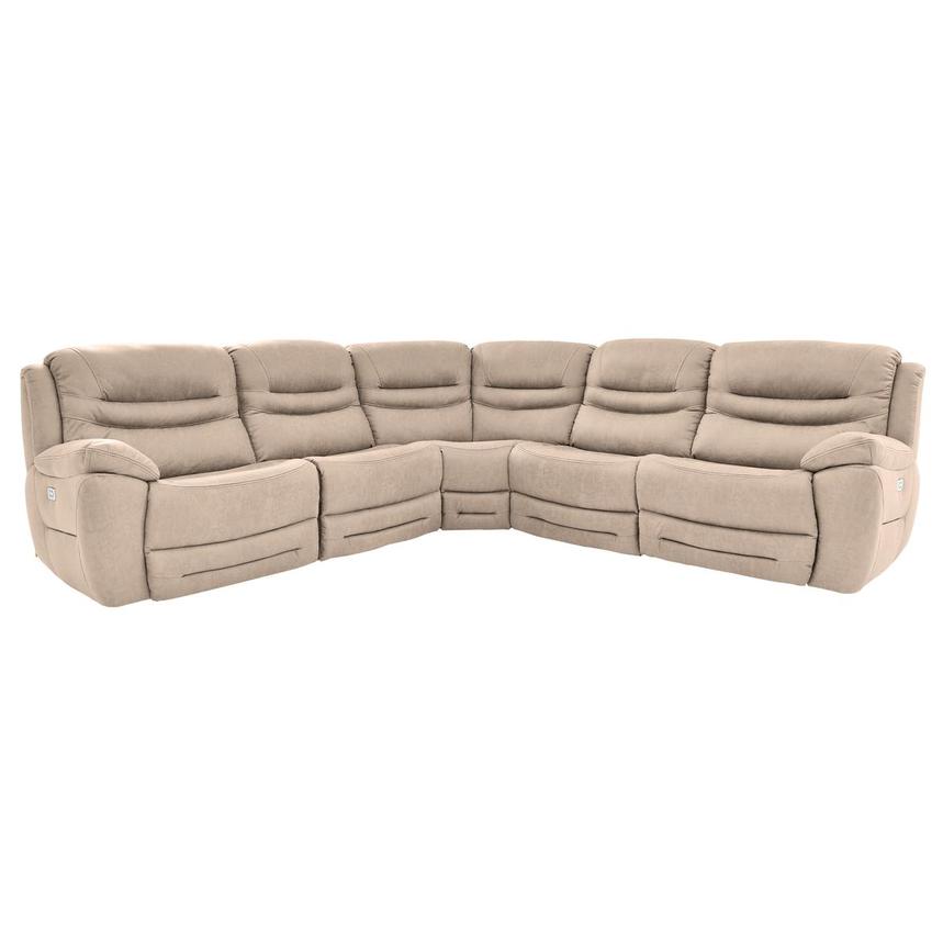 Dan Cream Power Reclining Sectional with 5PCS/3PWR main image, 1 of 5 images.