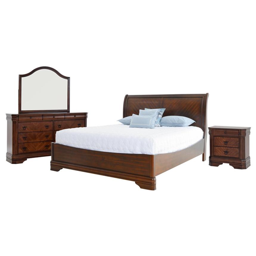 Mateo 4-Piece Queen Sleigh Bedroom Set  main image, 1 of 5 images.