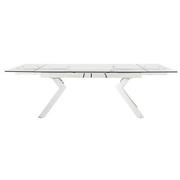 Landon Silver Extendable Dining Table  alternate image, 4 of 10 images.