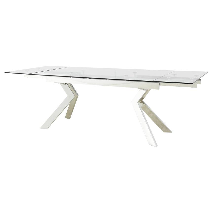 Landon Silver Extendable Dining Table  alternate image, 2 of 10 images.