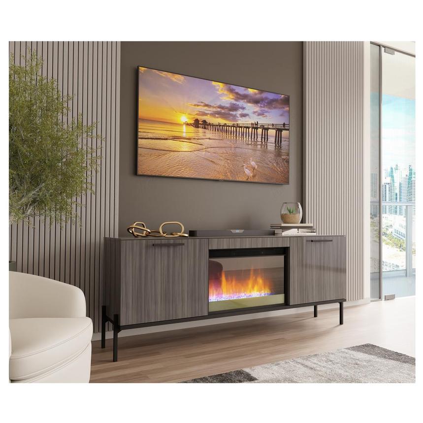 Modena Electric Fireplace w/Remote Control  alternate image, 2 of 9 images.