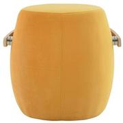 Short and Stout Yellow Ottoman w/ Handle  alternate image, 3 of 6 images.