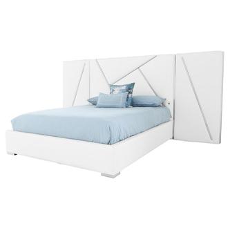 Luxboca Queen Platform Bed w/Side Panels