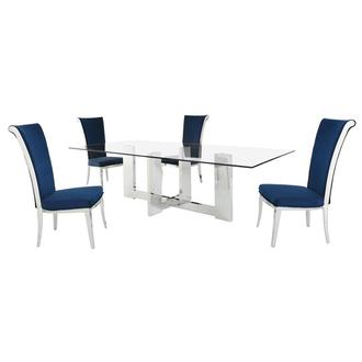 Opus/Joy Blue 5-Piece Dining Set