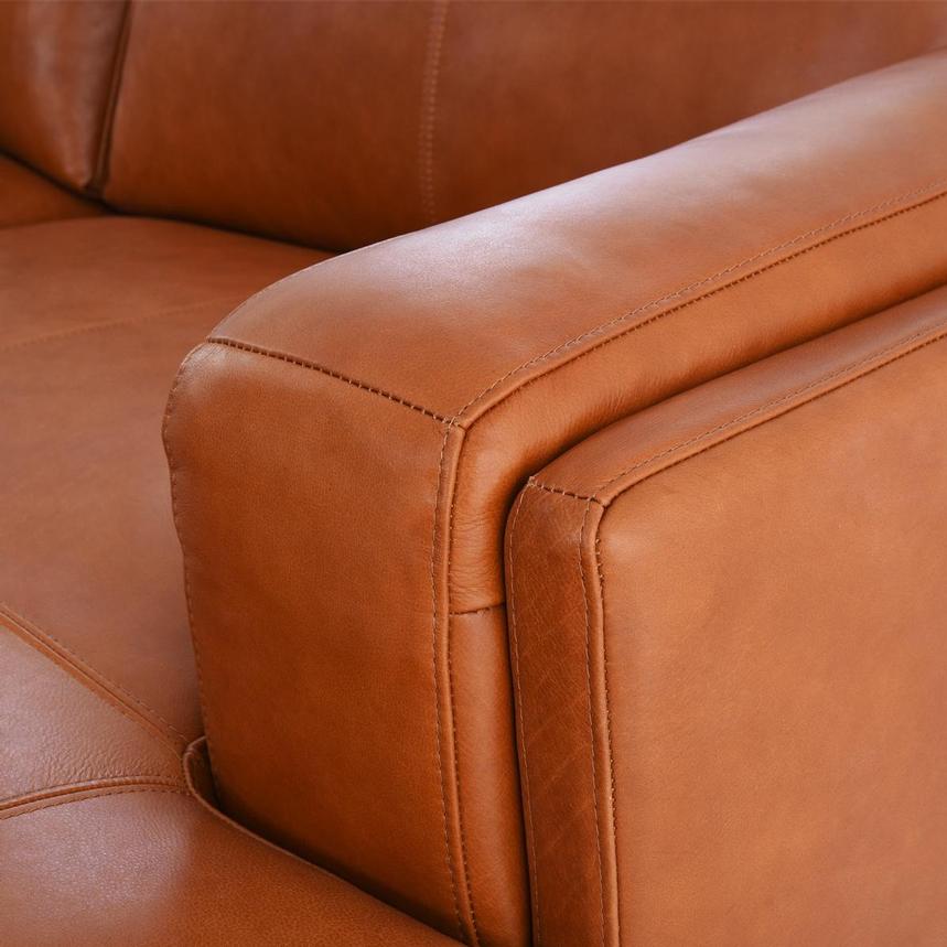 Symphony Leather Sofa w/Right Chaise  alternate image, 11 of 19 images.