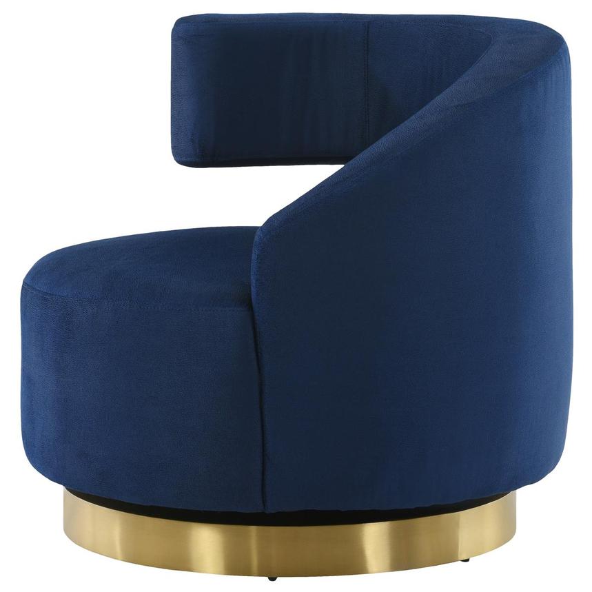 Okru Blue Accent Chair  alternate image, 3 of 9 images.