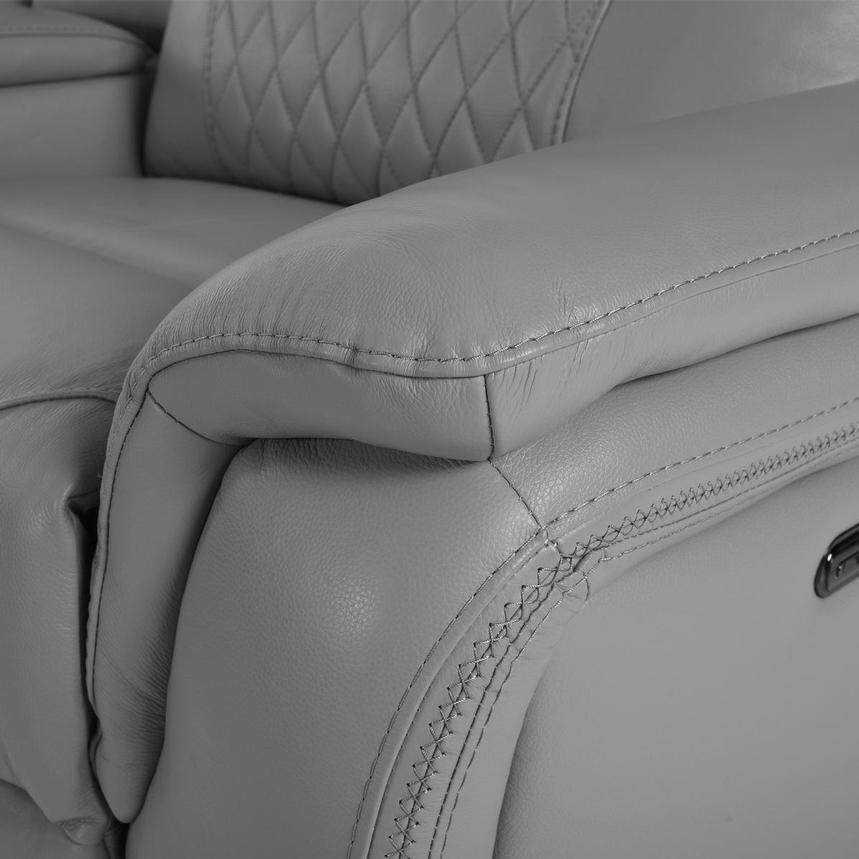 Ivone Leather Power Reclining Sectional with 4PCS/2PWR alternate image, 9 of 13 images.