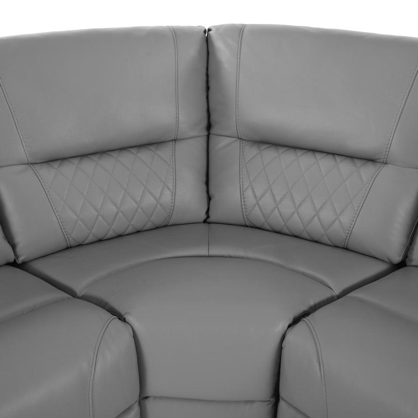 Ivone Leather Power Reclining Sectional with 5PCS/3PWR alternate image, 6 of 13 images.