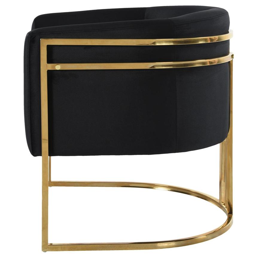 Gatsby Black Accent Chair  alternate image, 2 of 10 images.