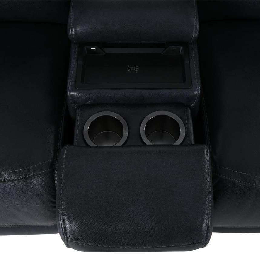 Cosmo II Blueberry Home Theater Leather Seating with 5PCS/3PWR  alternate image, 9 of 19 images.