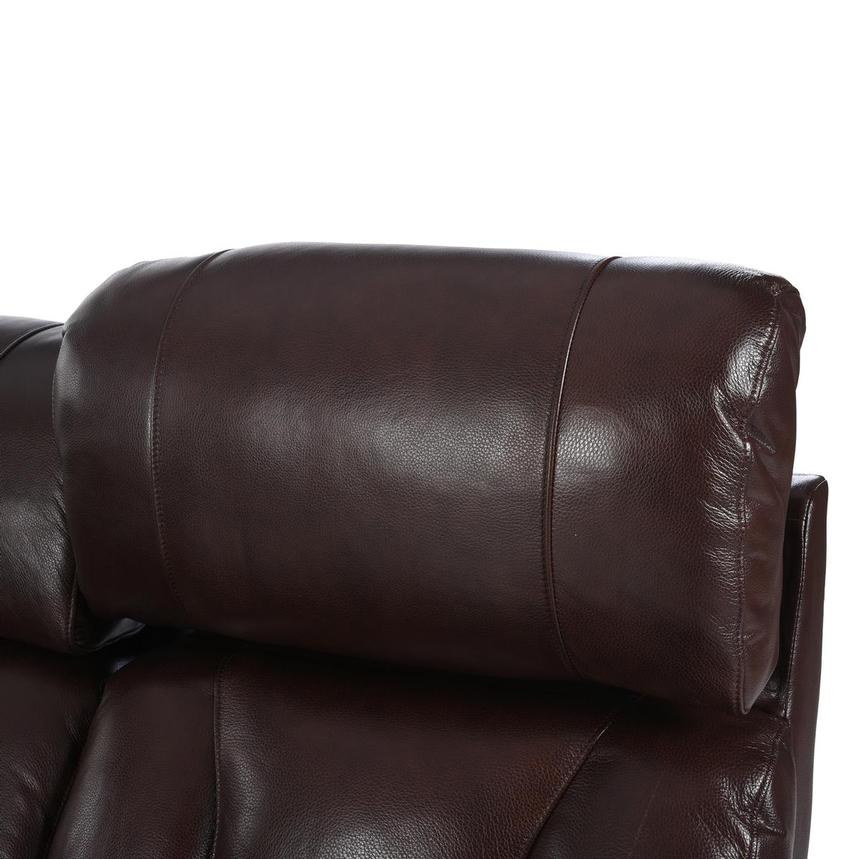 Gio Brown Leather Power Reclining Sectional with 6PCS/3PWR  alternate image, 6 of 16 images.
