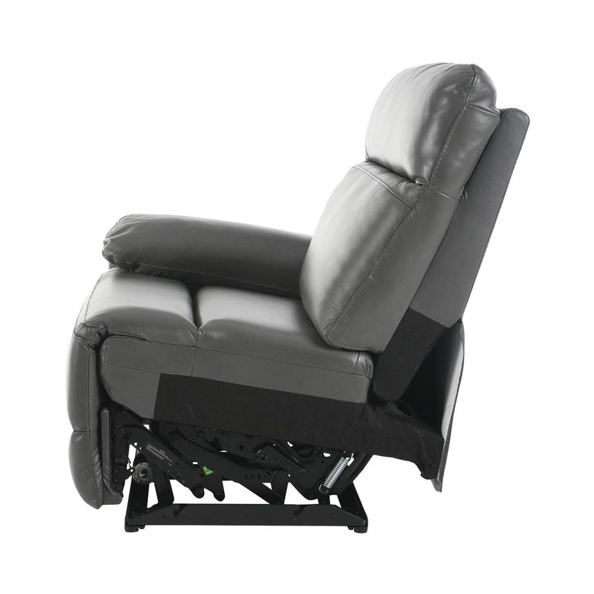 Benz Gray Left Power Recliner  alternate image, 3 of 5 images.