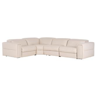 Trevor Leather Corner Sofa with 4PCS/2PWR