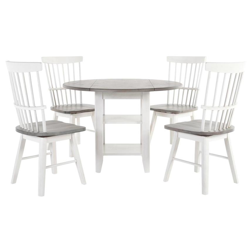 Newmark 5-Piece Round Dining Set  main image, 1 of 18 images.