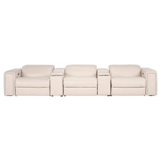 Trevor Home Theater Leather Seating with 5PCS/2PWR