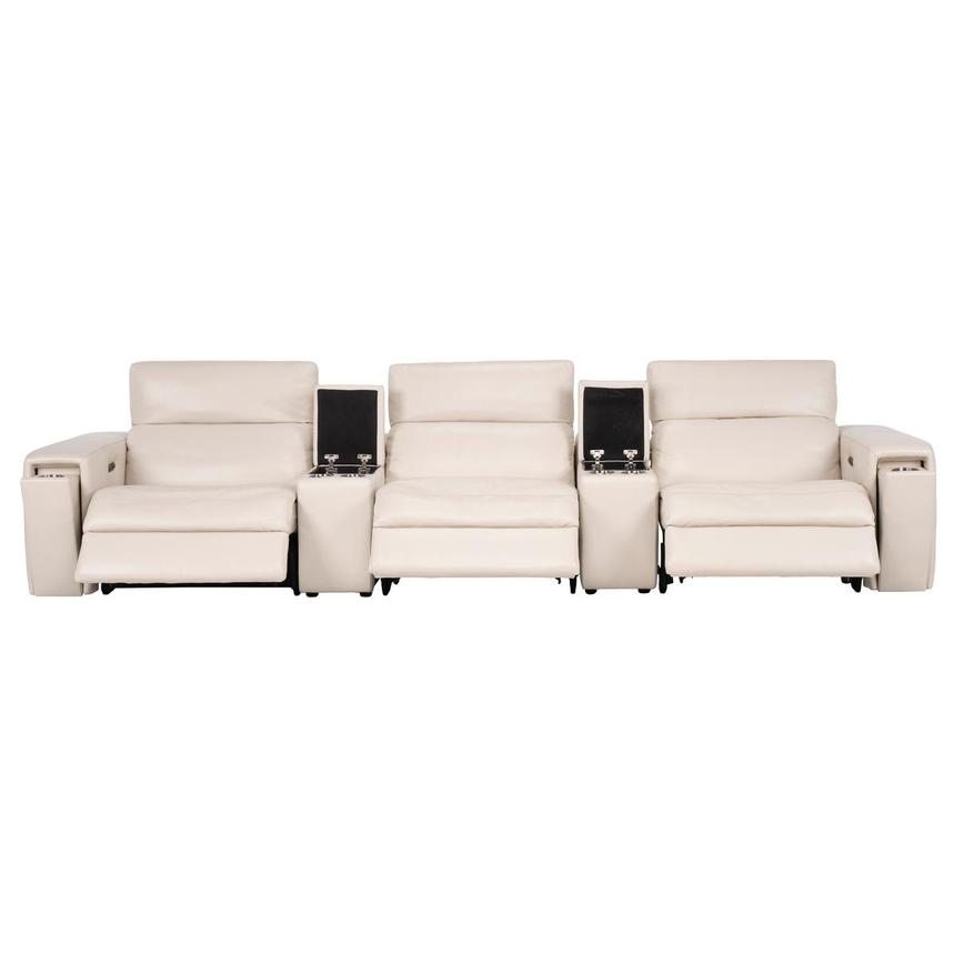 Trevor Home Theater Leather Seating with 5PCS/3PWR  alternate image, 3 of 12 images.