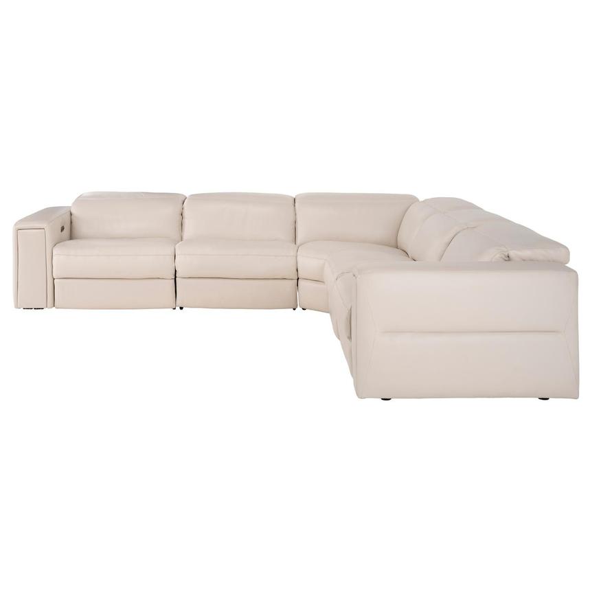 5PCS/2PWR CORNER SOFA Leather Corner Sofa with 5PCS/2PWR alternate image, 4 of 11 images.