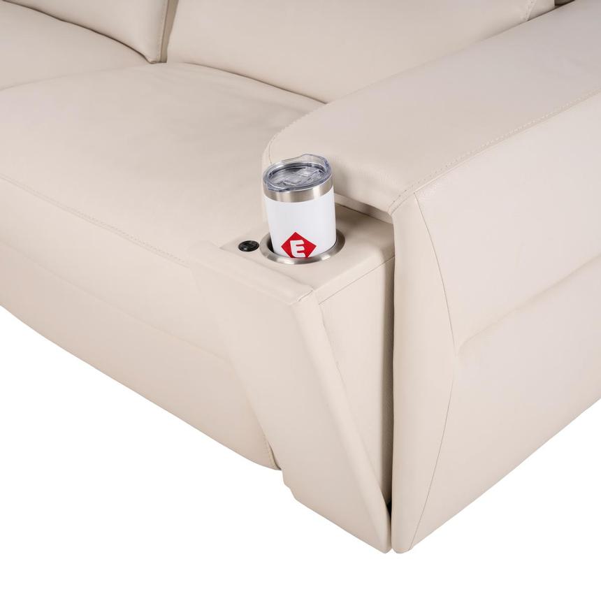 Trevor Leather Corner Sofa with 5PCS/3PWR alternate image, 7 of 11 images.