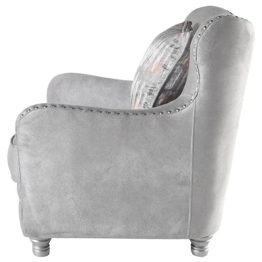 Silvana Silver Accent Chair  alternate image, 2 of 9 images.