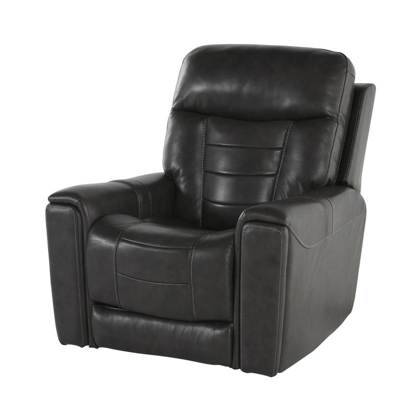 Rainer Leather Massage Recliner  main image, 1 of 14 images.