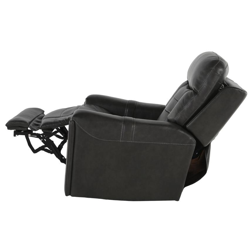 Rainer Leather Massage Recliner  alternate image, 4 of 15 images.