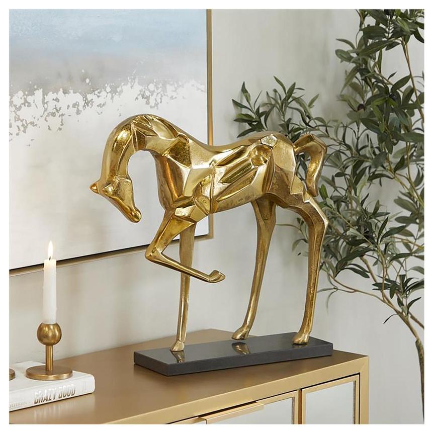 Stallion Gold Sculpture  alternate image, 2 of 5 images.