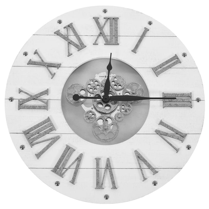 Vasque White Wall Clock  main image, 1 of 2 images.