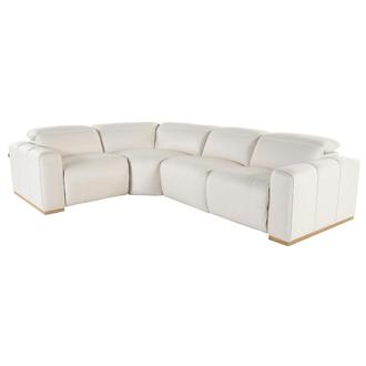 Galak Leather Power Reclining Sectional with 4PCS/2PWR