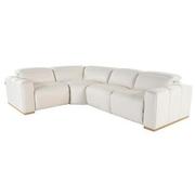 Galak Leather Power Reclining Sectional with 4PCS/2PWR  main image, 1 of 5 images.