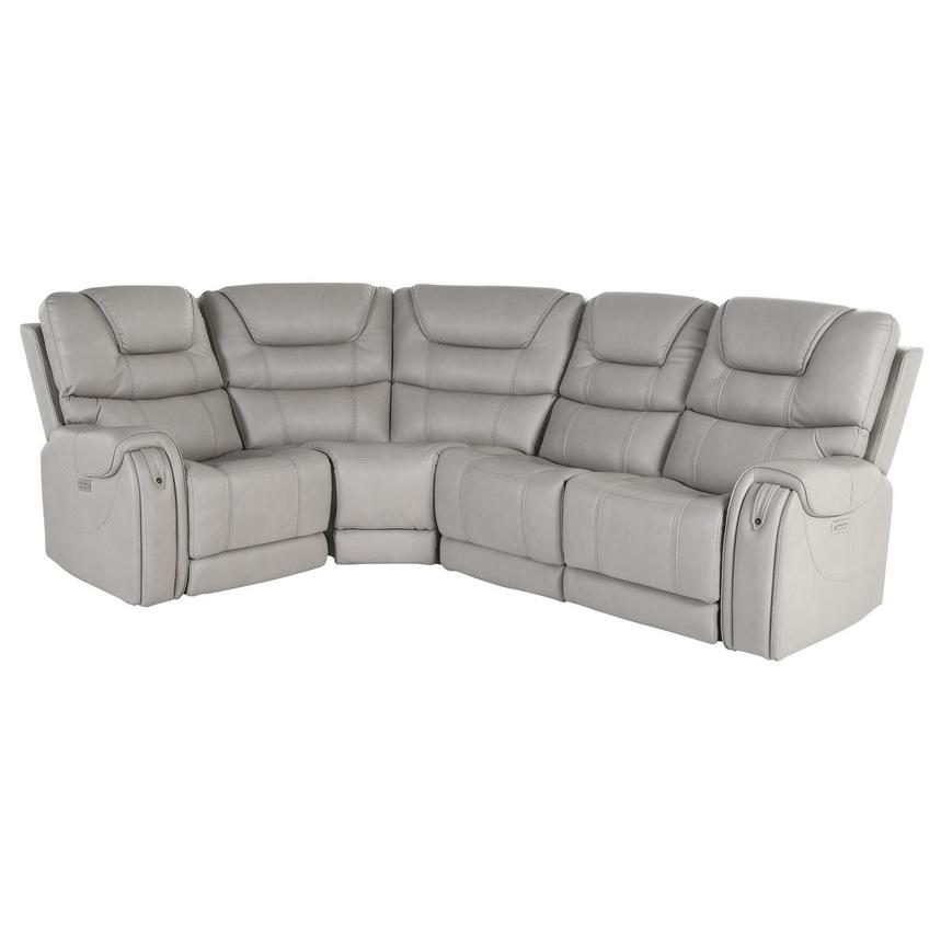 Capriccio Gray Power Reclining Sectional with 4PCS/2PWR  main image, 1 of 10 images.