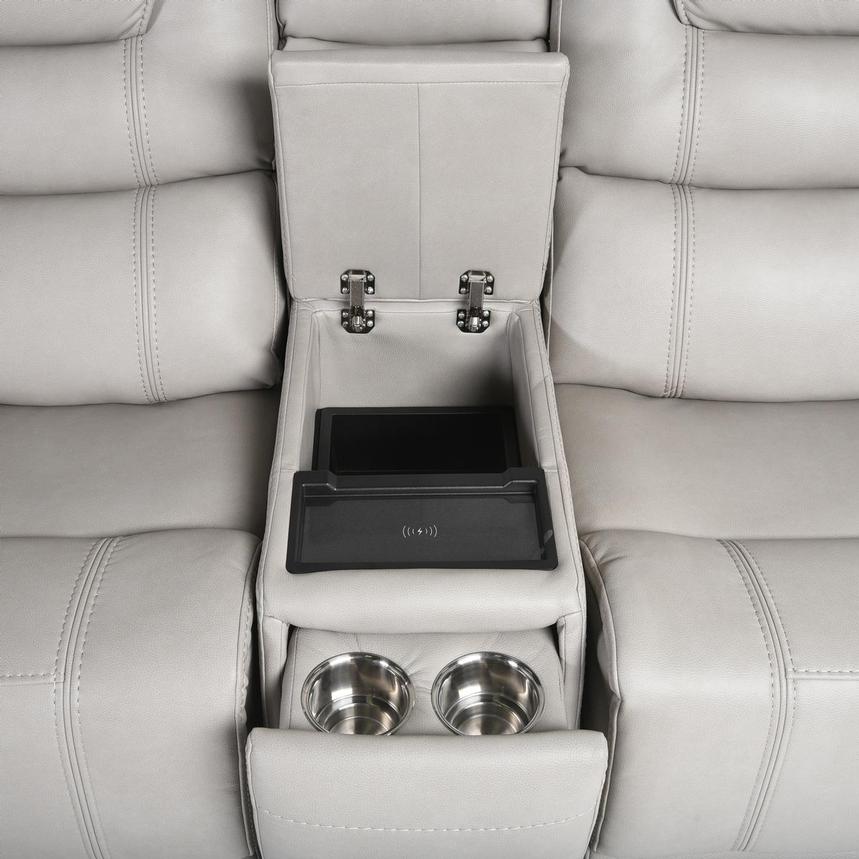 Capriccio Gray Power Reclining Sectional with 7PCS/3PWR  alternate image, 5 of 14 images.