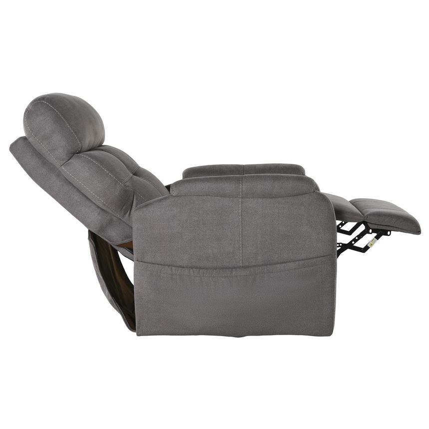 Dove Gray Power Lift Recliner w/Massage & Heat  alternate image, 4 of 8 images.