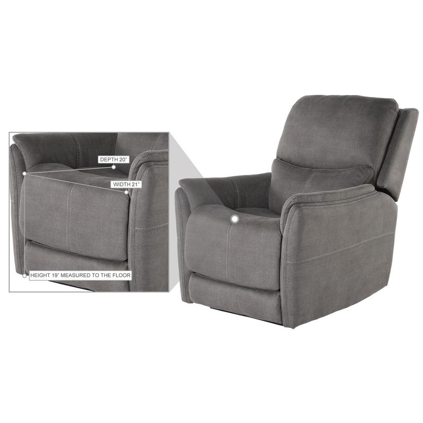 Slate Power Recliner El Dorado Furniture