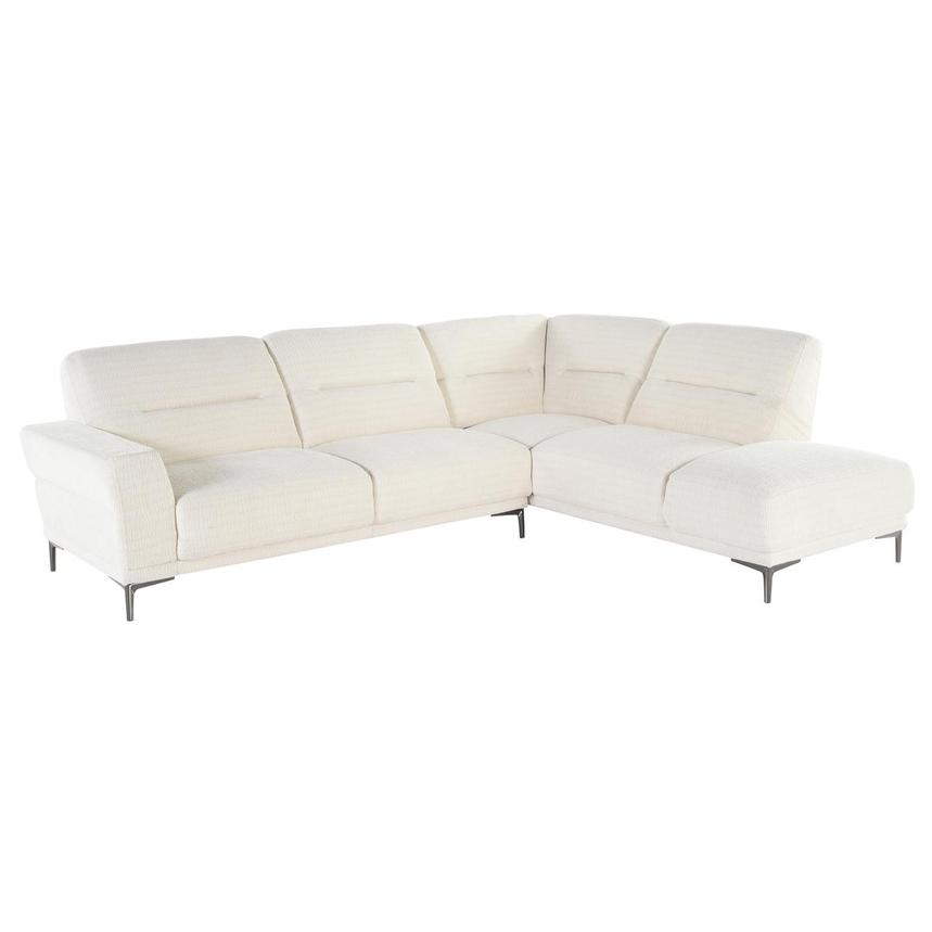 Daysi Cream Corner Sofa w/Right Chaise  main image, 1 of 3 images.