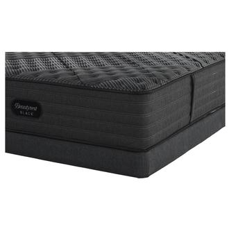 BRB-L-Class Firm Queen Mattress w/Regular Foundation by Simmons Beautyrest Black