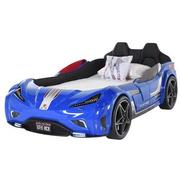 Snow Ev Blue Twin Car Bed  main image, 1 of 8 images.
