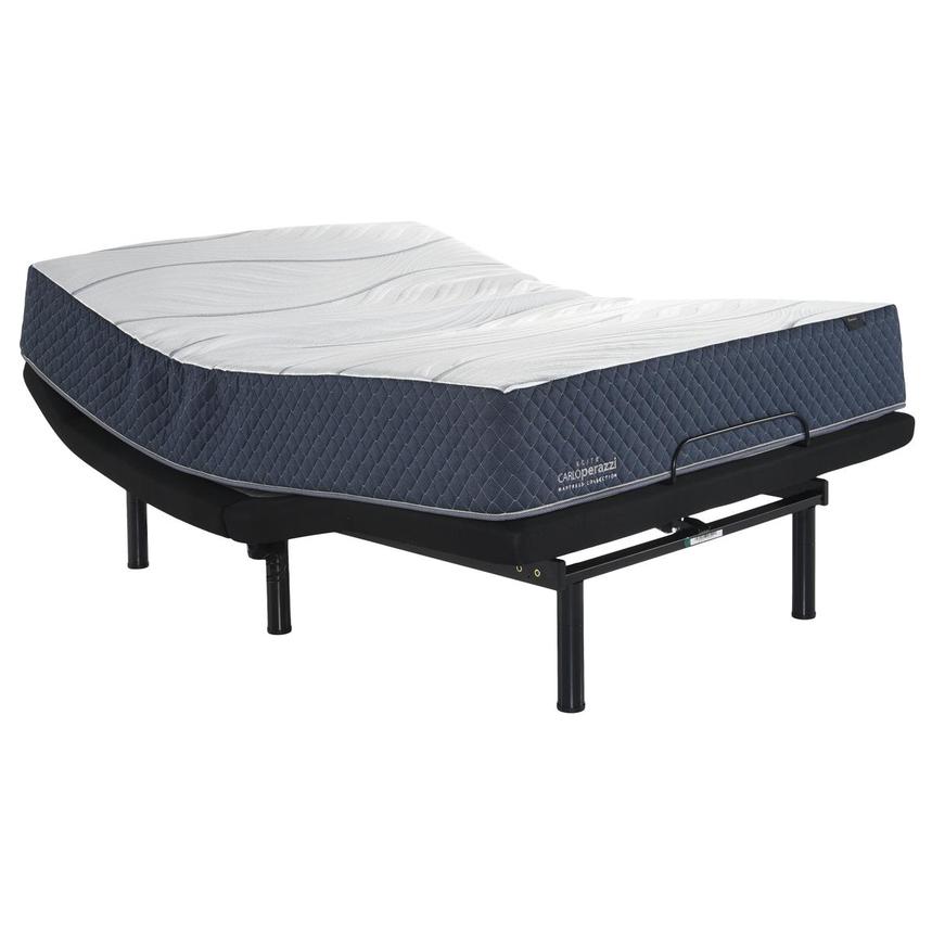 Fabriano Hybrid- Firm King Mattress w/Donalie Powered Base by Carlo ...