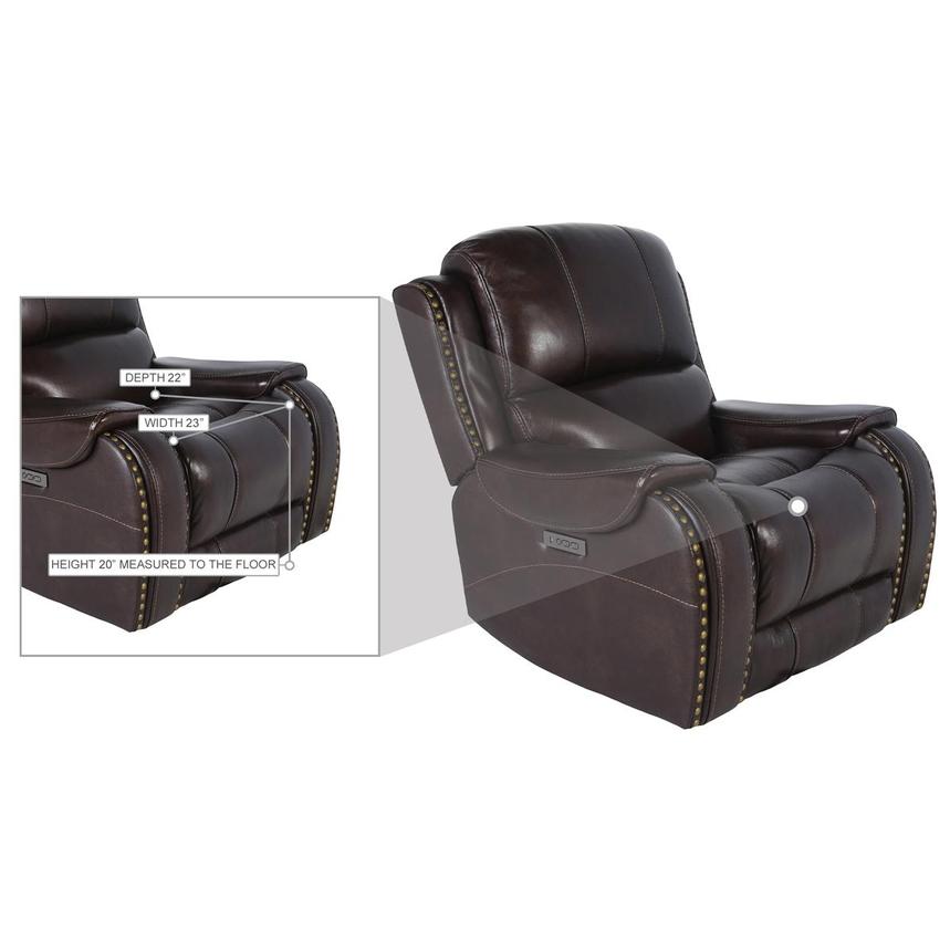 Durham Leather Power Recliner  alternate image, 6 of 6 images.