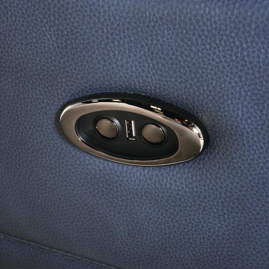 Onyx Leather Power Recliner  alternate image, 5 of 6 images.