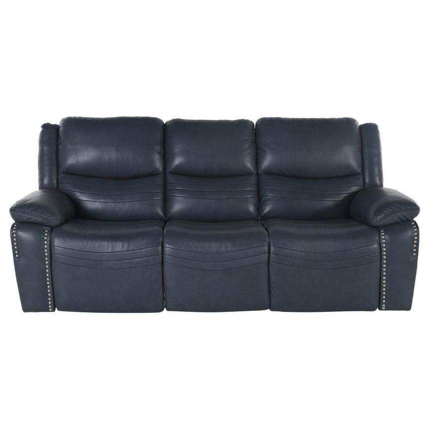 Onyx Leather Power Reclining Sofa  main image, 1 of 5 images.